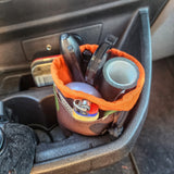 Tumbler Nest - Cupholder cache for storing EDC on the go