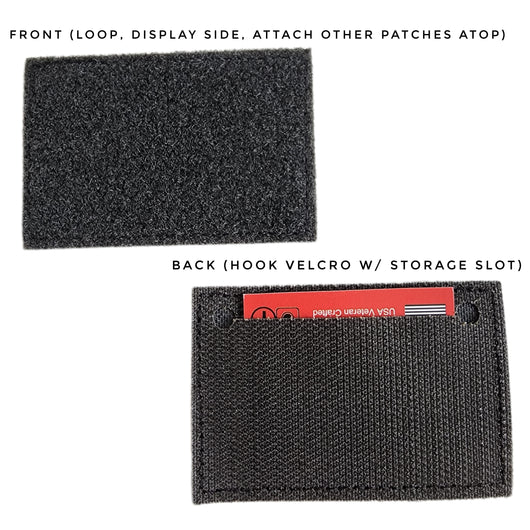 JUMBO Beware of Wook Patch, Iron-On / Sew-On / Velcro Stash Patch