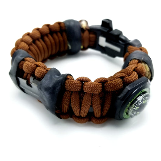 KUDAAL Paracord Bracelets Tactical Bracelet Survival Bracelet Straps  Paracord Bracelet with Flag Pattern for Hiking, Camping, Fishing and  Outdoor